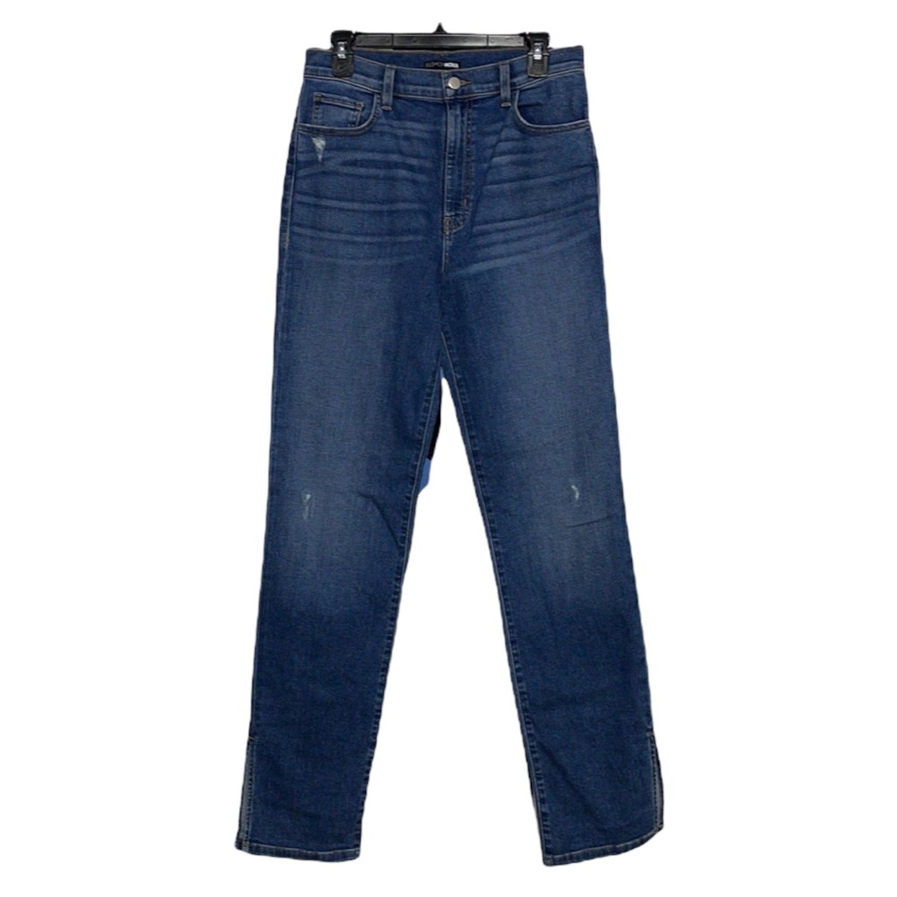 Fashionova Slit Side Hem Jeans - Blue - Size 11